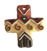 Large Resin Cross Western Jewelry Necklace Pendant
