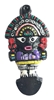 Tribal Totem Figurine Painted Resin Pendant