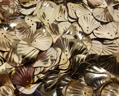 20mm Gold Seashell Sequins (12 pcs)