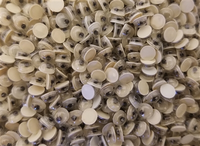 Pack of 4mm Round Wiggle Googly Eyes, 1000 pcs