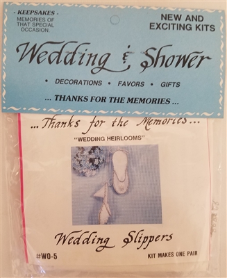 "Wedding Slippers" Wedding Keepsake Ornament Kit