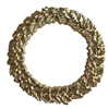 3" Wreath Ring Gold-Tone Plastic Craft Accent