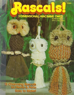 Rascals! 3-Dimensional Macrame Owls