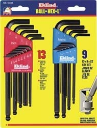 Eklind SAE/Metric Hex Key Set