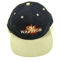 25248 CNC Warrior Navy Blue Sunburst Cap