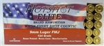 26721  Hotshot Elite 9mm Luger FMJ Brass 124 Grain 50 Round Box