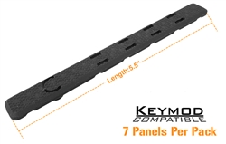 UTG Low Profile Keymod Rail Panel Covers (7 pack)