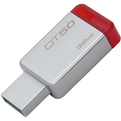 Kingston DT50/32GB 32GB USB 3.0 DataTraveler 50 (Metal/Red)