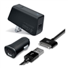 iLuv IAD578BLK MobiSeal Deluxe Combo, USB Charging Kit for GALAXY Tab