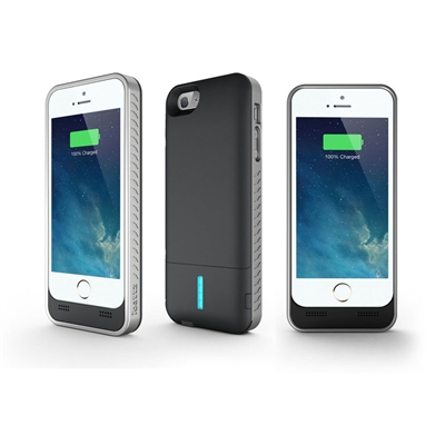 Ibattz IB-RF5-BLK-V1 Mojo Refuel Battery Case For iPhone 5/5S/SE