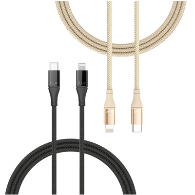 iLuv ICB274 Lightning to USB-C Cable (3ft)