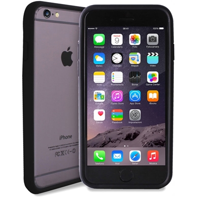 Puro Soft Touch Bumper Cover Black for  iPhone 6 Plus