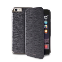 Puro Business Real Leather Booklet Case for iPhone 6  W/Gun Frame & Card Slot