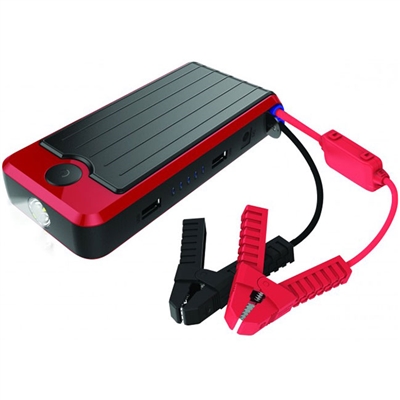 PowerAll Deluxe PBJS12000-RD Portable Power Bank/Jump Starter