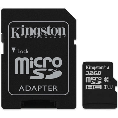 Kingston SDCS/32GB 32GB Canvas Select Class 10 microSDHC Card