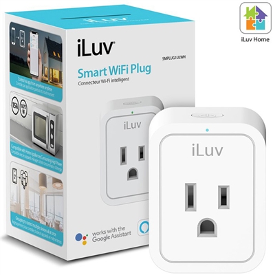 iLuv SMPLUG1ULWH Smart WiFi Plug