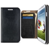 iLuv SS4DIARBK Diary Premium Leather Wallet Case For GALAXY S4