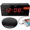 iLuv TSBOOMULBK TimeShaker Boom Loud Dual Alarm Clock