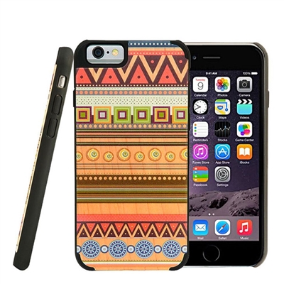 LAX Gadgets Natural Wood Case (Aztec) for iPhone 6