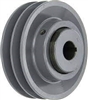 2VP50-1" Bore Variable Pitch Sheave Adjustable Pulley Two Grooves 2VP501OD: 4.75" ID: 1"