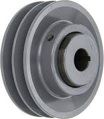 2VP50-1" Bore Variable Pitch Sheave Adjustable Pulley Two Grooves 2VP501OD: 4.75" ID: 1"
