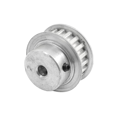 6.35mm Bore Aluminum Timing Pulley 5mm Pitch 12 Teeth 15mm Wide Belt Groove for 3D printer HTD5M