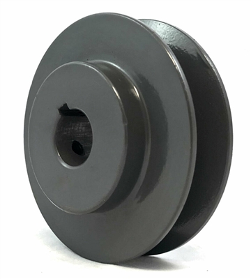 AK27 5/8" Sheave Solid Pulley with OD 2.7" inch ID 5/8" Inch use for V-belts class A 4L,  AK2758