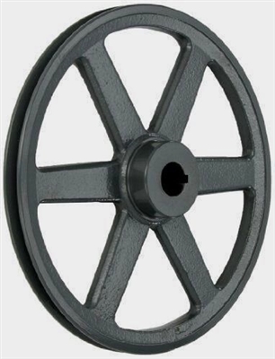 BK110-1" OD:10.75" BORE 1" Cast Iron Sheave PULLEY OneGroove  for 5L V-BELT  BK