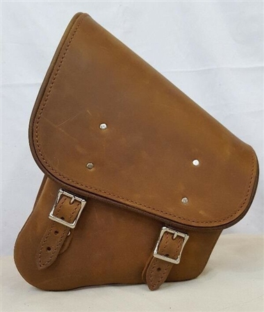 Brown Leather Swing Arm Bag