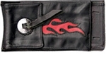 Concho Red Flame Softail Tank Pouch