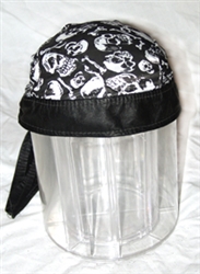 Skull Nylon Leather Head Wrap