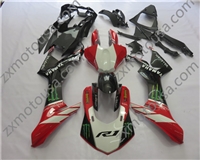 Red and black bodywork fairings kit for YAMAHA R1 2015