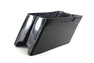ZXMOTO | Unpainted Custom Stretched ABS Extended Saddlebags | Left & Right | Harley-Davidson