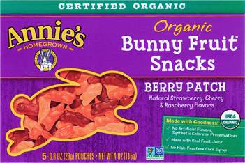 Annie's - Organic Bunny Fruit Snacks - Berry Patch