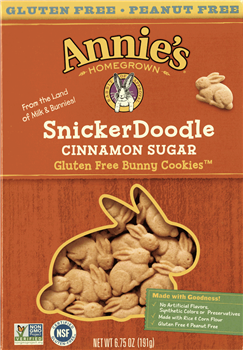 Annie's - Gluten Free Bunny Cookies - SnickerDoodle