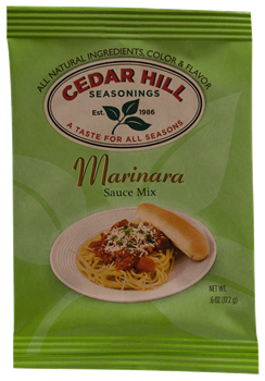 Cedar Hill Seasonings - Marinara Sauce Mix Packet