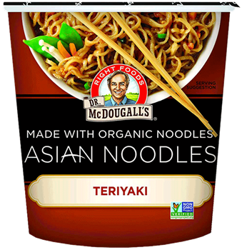 Dr. McDougall's - Right Foods - Vegan Asian Noodles - Teriyaki