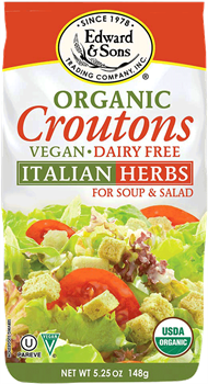 Edward and Son's - Organic Vegan Croutons - Italian Herbs