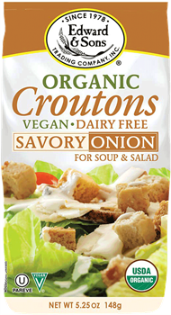 Edward and Son's - Organic Vegan Croutons - Savory Onion