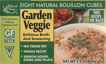 Edward & Sons - Garden Veggie Bouillon Cubes