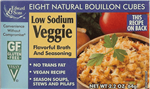 Edward & Sons - Veggie Low Sodium Bouillon Cubes