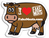 I Love Fake Meats Magnet