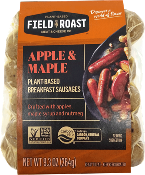Field Roast - Plant Based Breakfast Sausages - Apple and Maple