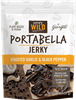 Savory Wild - Portabella Jerky - Roasted Garlic & Black Pepper