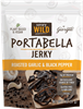 Savory Wild - Portabella Jerky - Roasted Garlic & Black Pepper