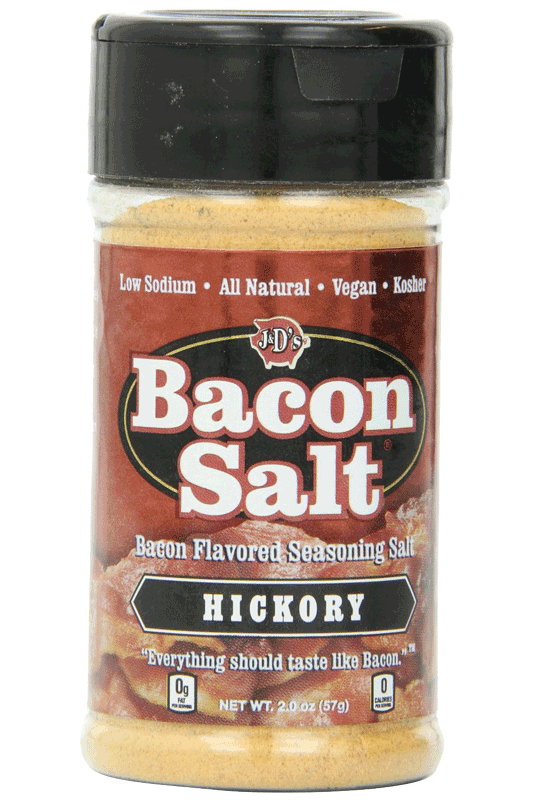 Bacon Salt Sampler (3 Pack) - Cheddar, Peppered & Hickory Bacon Flavored  Seasoning Salts Gift Set