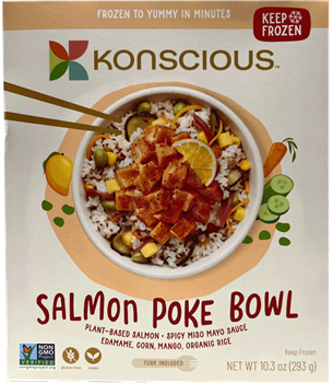 Konscious - Plant-Based - Salmon Poke Bowl