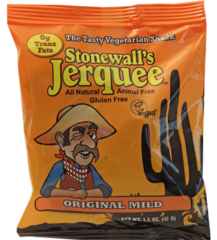 Lumen Soy Foods Stonewall's Original Mild Vegan Jerquee - 1.5oz package