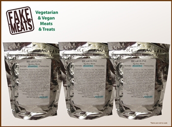 Heartline Meatless Meat Ground "Beef" 3-Pack Combo