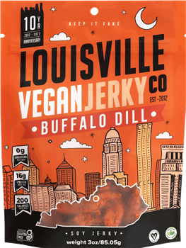 Louisville Vegan Jerky - Buffalo Dill